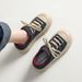 Retro Sneakers 2026 Spring Thick-soled Height-increasing Versatile Simple Style Fashion Casual Popular Bread Women's_vogvips.com