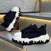 Men's Fashionable Solid Color Platform Height Increasing Leather Low Top Lace Up Casual Shoes For Spring And Autumn, White Shoes For Students_vogvips.com