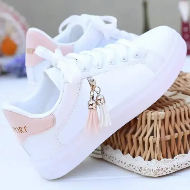 Sneakers White Casual Outdoor Low Top Running PU Leather Lightweight Shoes Desginer Flat Women Vulcanized Shoe_vogvips.com