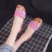 Factory Direct Sale Summer Massage Clogs One-Line Carved Couple Non-Slip Home Paint-Free Flat Sandals_vogvips.com