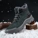 Genuine Leather Martin Boots For Men, Winter Fleece-Lined Warm Snow Boots, Outdoor Sports Hiking And Mountaineering_vogvips.com