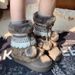 Guyun Thick-Soled Snow For Women 2025 Four Seasons Fleece-Lined Warm Mid-Calf Cute Furry Boots Cotton Shoes_vogvips.com