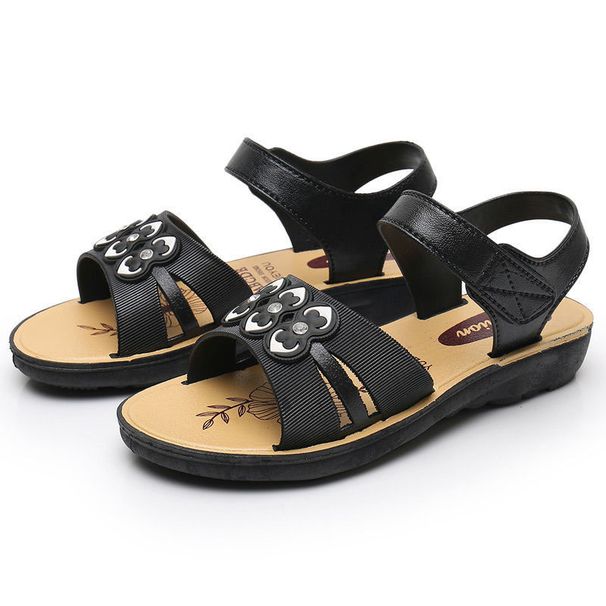 Summer New Women's Sandals, Non-slip, Fashionable, Casual, For Middle-aged Mothers, Wholesale From Street Vendors,_vogvips.com