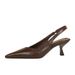 High Heel Sandals Women High Heels Women S Elegant Pointed Toe High Heel Sandals Sexy Stiletto Pump With Open Back Ankle Strap For Party Evening And_vogvips.com