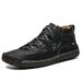 Men's Shoes Leather Unisex Walking Shoes Women Hand Stitching Outdoor Stitched Men Casual Boots_vogvips.com