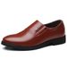 Men's Genuine Leather Business Casual Shoes - Breathable Slip-On Dress Shoes For Office, Wedding & Daily Wear, Sizes 38-44 Versatile Wedding Shoes_vogvips.com