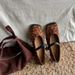 Vintage Suede Leopard Print Square Toe Flat Versatile Soft Sole One-Strap Mary Jane Shoes_vogvips.com