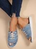 Women's Shoes Large Size Slippers For Women Summer Lace Up Fish Mouth Women's Shoes_vogvips.com
