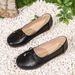 Women's Flat Slip-On Shoes Bow Decoration Casual High-End Autumn Winter European Size_vogvips.com
