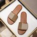 Cross Border B Home Velcro Flat Slippers Women's One Line Outer Wear Beach Casual Sandals_vogvips.com