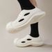 Unisex Shoes Ant Love Spring And Summer New Products Simple Fashion Trend Hollow Outerwear Couple Style Men And Women Hole Shoes Thick Sole_vogvips.com