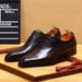 Full Grain Genuine Leather British Korean Style Trendy Formal Groom Wedding Business Casual Men's Shoes_vogvips.com