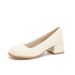 Mary Jane Shoes, Soft Leather, Medium Chunky Heel, 2026 Four-season Model, Round-toe Loafers, Korean Style, Fashionable_vogvips.com