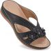 Fashion Plus Size Women's Slippers Platform Non-slip Wedge Beach Shoes Flower Hollow Soft Sole Comfortable Sandals_vogvips.com
