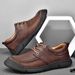 Leather Autumn New Top Layer Cowhide Men's Casual Breathable Non-Slip Soft Sole Low-Cut Business Formal Shoes_vogvips.com