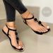 Women's Shoes Summer Fashion Leisure Beach Clip Toe Low Heel Large Size 40 43 Sandals_vogvips.com