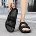 Summer Men Sandals Buckle Brand Soft Slippers Men's Beach Casual Shoes Platform EVA Slides Original Male Non-slip Flip-flop_vogvips.com