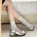 French-style Chunky Heel Mary Jane For Women, 2026 New Spring-summer Versatile Bow-tie Shallow Single Shoes,_vogvips.com
