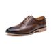 Euro Step 2025 New British Brogue Casual Trendy Breathable Fashion Pointed Leather Formal Business Men's Shoes_vogvips.com