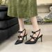 Women S Shoes Fashion Baotou Beautiful Black Sense Stiletto High Heel Sandals_vogvips.com