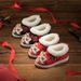 Winter Fleece-Lined Embroidered Lion And Rabbit Low-Cut Warm Hanfu Shoes Girls' Snow Large Cotton Boots_vogvips.com