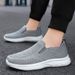 Men's Spring New Polyurethane Lightweight Dad One Step Old Beijing Cloth Shoes, Couple's Casual Shoes_vogvips.com
