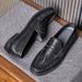 Euro Step 2025 Summer New Fisherman Casual Breathable Single Shallow Mouth Flat Men Slip-On Men's Shoes Loafers_vogvips.com