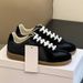 25MM6 Dexun New Genuine Leather White Lace-up Forrest Gump Shoes Flat Casual Sports Couple Sneakers_vogvips.com