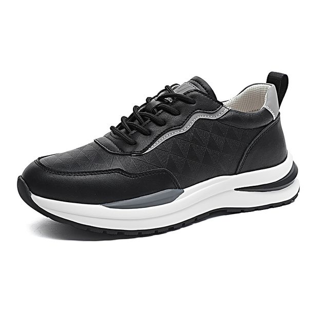 Men's Shoes Leather Cowhide White Shoes Men's Sports Shoes Board Shoes Men's Breathable Casual Sports Shoes_vogvips.com