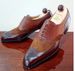Men's plus Size Formal Leather Shoes Pointed Toe Oxford Retro Business Professional Fashion Patchwork Shoes_vogvips.com