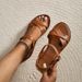 2026 Spring/Summer New Fashion Flat Stylish Versatile Cross-Strap Retro Casual Roman Sandals Light Brown_vogvips.com
