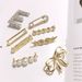 Shoe Accessories Couples Wear White Shoes With Metal Rhinestone Shoes, Flower Pearl Shoelace Buckle Decoration Ins Canvas Shoelace Accessories_vogvips.com