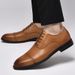 Euro Step Summer New Brogue Casual Leather For Men Wedding Groom Business Formal British Height Increasing Dad Shoes_vogvips.com