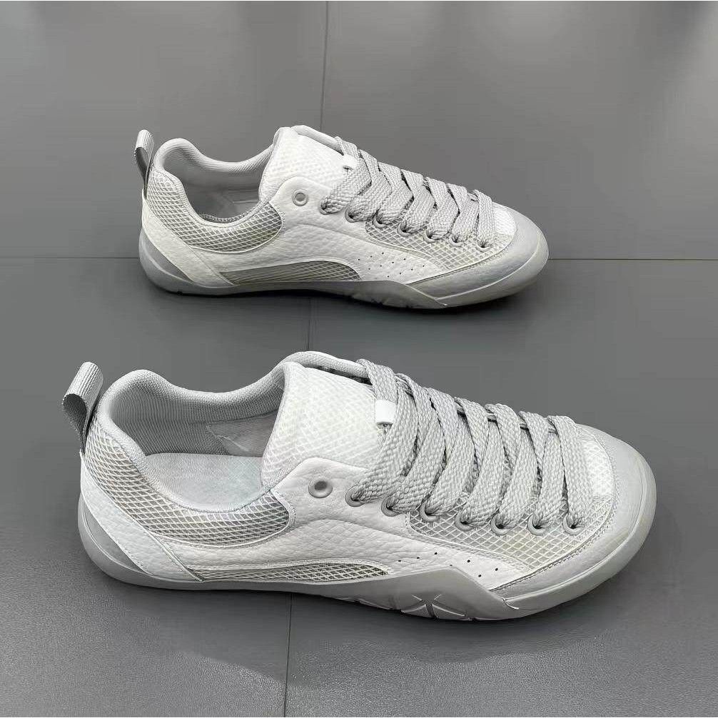 New Spring And Summer Men's Shoes With Mesh Fabric, Breathable German Training Shoes, Flat-soled Commuter Trendy_vogvips.com