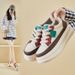 Little White Shoes Female Students Thick-soled Heightening Shoes Sports Board Shoes Casual Street Shoes_vogvips.com