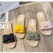 Women's Summer Autumn Fashion Slippers With Bow, 2021 New Model, Popular Korean Version, Trendy And Non-slip_vogvips.com