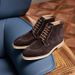European Warm Series British Style Martin Short Men's High-top Work Boots Thick-soled Casual Suede Leather Shoes_vogvips.com