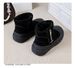 Fleece Thickened Open Smile Snow Boots Men And Women Ugly Cute Big Head Martin Boots Thermal Cotton Shoes_vogvips.com