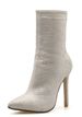 Women's Pointed Toe Rhinestone High Heel Boots Autumn Winter Size 42_vogvips.com