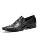 【 Promotion 】 Men's Shoes With Soft Sole, Business Casual Leather, Crocodile Pattern, British Formal Wear, Loafers,_vogvips.com