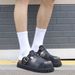 2025 Brand New Big Size 45 Denim Leisure Mul Sho Women Trendy Comfy Walk Casual Clogs Flats Outdoor Slipper Men_vogvips.com