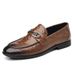 Euro Step Loafers 2025 Early Autumn New British Fashion Slip-On Business Casual Lazy Leather Shoes Men_vogvips.com