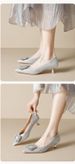 Pointed Single Shoes Women's Shallow Mouth Rhinestone High Heels Are Not Tired Of Feet Temperament Thin Heel Crystal Wedding Shoes_vogvips.com
