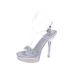 Fashionnew Arrival Pointed Toe Rhinestone Waterproof Platform Stiletto Ultra High Heel Casual Wedding Banquet Fashion Sandals Women's Shoes_vogvips.com