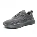 Mens Gray Breathable Mesh Running Shoes Lightweight Casual Sneakers_vogvips.com