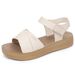Women's Sandals For Mothers, Middle-aged And Elderly Summer New Non-slip Soft-soled Flat Shoes, Comfortable Casual Shoes_vogvips.com