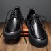 Genuine 2024 spring new high-end brown leather men's business British breathable commuting casual shoes_vogvips.com