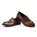 New Releases In December Loafers With Inner Stitching Retro Distressed Leather Shoes Casual Slip-On First Layer Cowhide 1107-16_vogvips.com