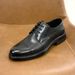 ShoeVault 2025 New Top Layer Three-Joint Work Unit Matching Spring And Autumn Cowhide Formal Leather Men's Shoes Wholesale_vogvips.com