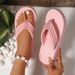 Womens Stylish Ultra Light Flip Flops Slides Soft Indoor & Outdoor Sandals Perfect For Beach, Pool, Vacation - Quick-Dry_vogvips.com